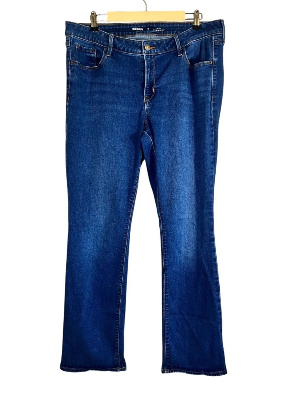 Denim Boot Cut Mid Rise Jeans 16L Western Country Farm Concert Rodeo Classic 90s